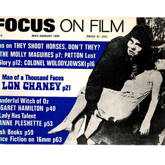 Focus On Film Magazine No. 3 May-August 1970 Cinema History Lon Chaney - Picture 1 of 2